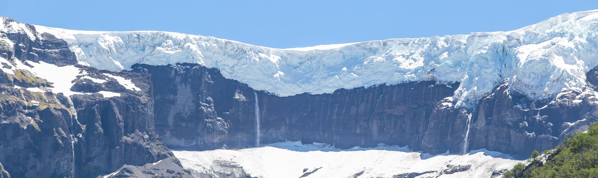 glaciar ventisquero negro cerro tronador